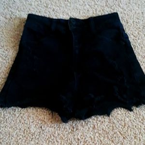 Vanilla Star Black Shorts